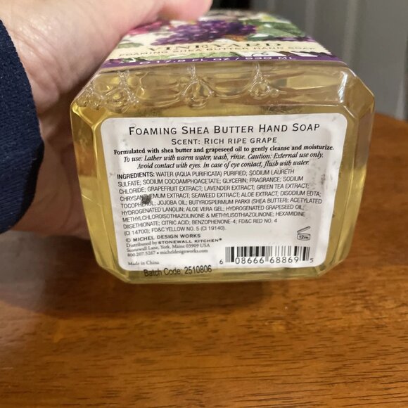 Michel Design Works Foaming Hand Soap, 17.8 Fluid Ounce, Vineyard - SEALED - Picture 2 of 2